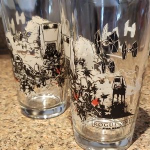 Star Wars Mondo Rogue One pint glasses (2)